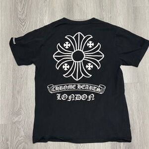 Chrome Hearts Black and White Graphic Tee